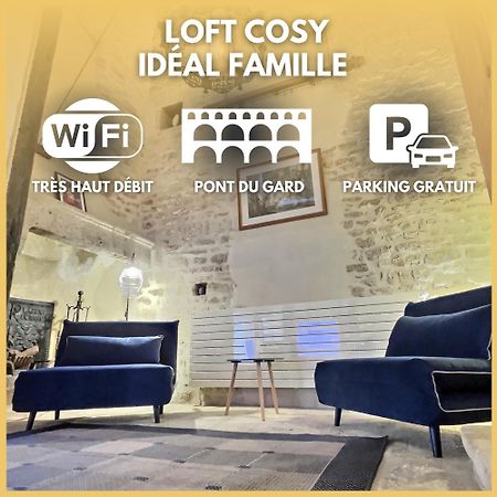 Chez Lydia - Loft Cosy, Depart Canoe A Pied, Proche Pont-Du-Gard Et Uzes Remoulins Exterior foto