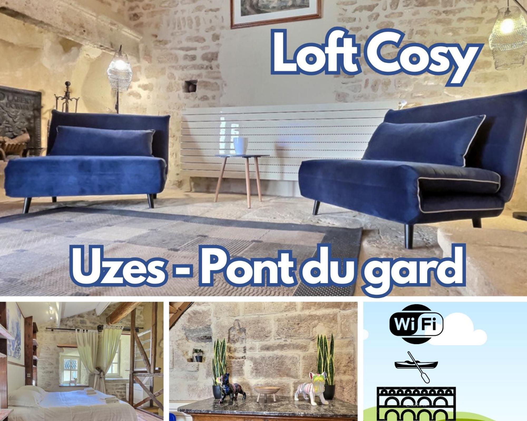 Chez Lydia - Loft Cosy, Depart Canoe A Pied, Proche Pont-Du-Gard Et Uzes Remoulins Exterior foto